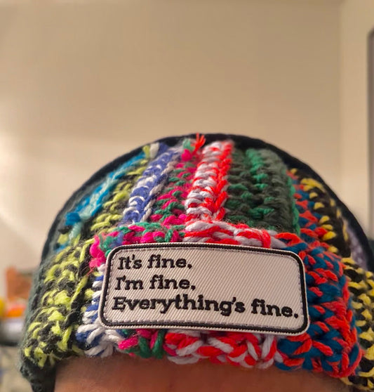 “Its fine” jxnk beanie